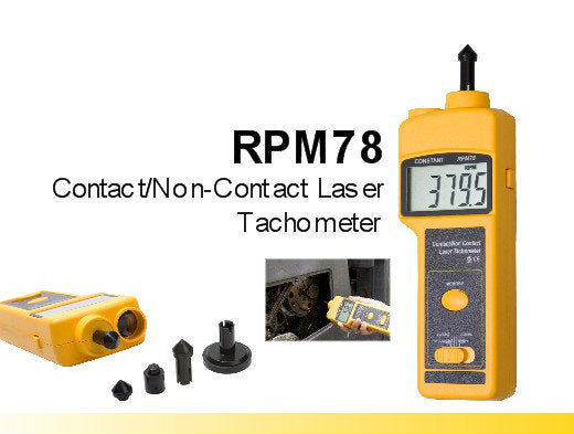 Laser Tachometer RPM78 (RPM Measurement) – Geodetic