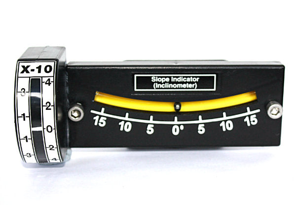 Dual Scale Indicator GSR Dual Axis 15-0-15° Slope Indicator – Geodetic