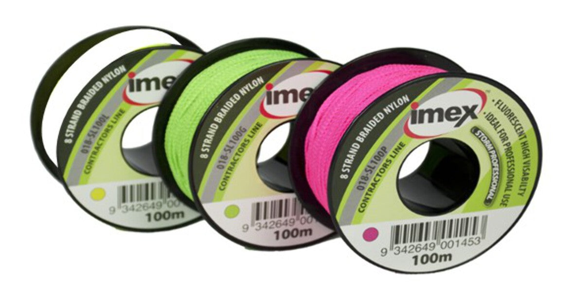 Imex 8 Braid Stringline 100m pack of 10
