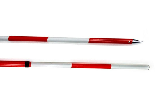 GSR Ranging Pole 2m Telescopic with Red & White Graduations